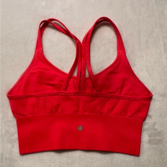 Yogalicious women’s medium sports bra. Orange. Excellent condition - Picture 4 of 6